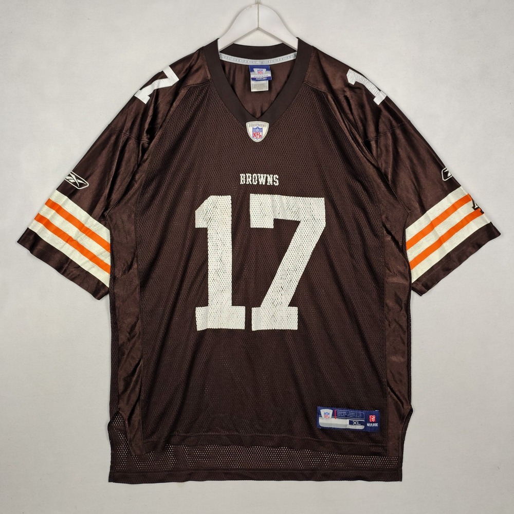 Reebok NFL Cleveland Browns Braylon Edwards 17 Jersey Brown Mens XL 7009A 08
